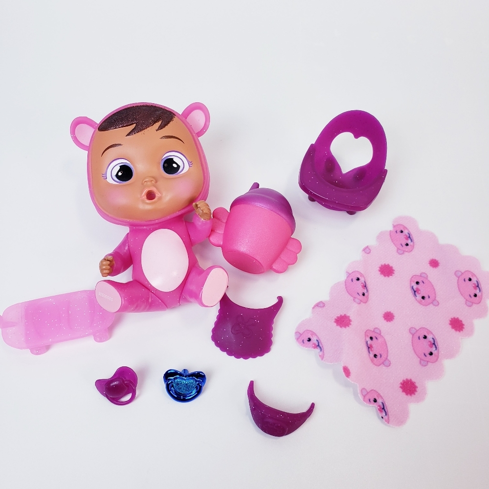 Cry Babies Magic Tears Fantasy Mini Dolls PATY Pink Panther Winged House
